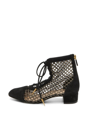 Christian Dior Pre-Owned D-naughitly lace-up ankle boots - Black