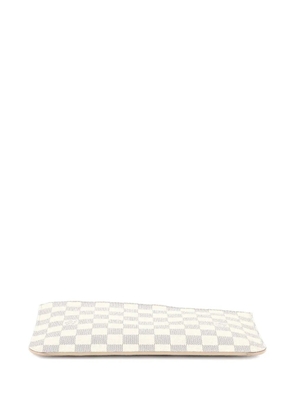 Louis Vuitton Pre-Owned Neverfull Pochette Damier Large pouch - White