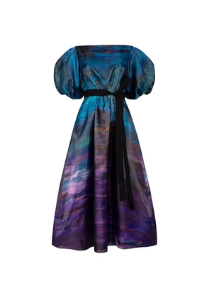 Roksanda Zinnia puff-sleeve dress - Blue