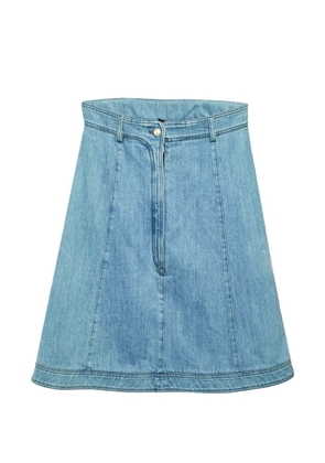 CHANEL Pre-Owned strapless denim mini dress - Blue