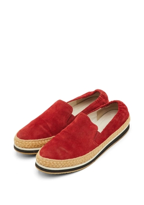 Prada Pre-Owned Prada Sport espadrille sneakers - Red