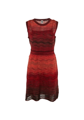 Missoni Pre-Owned patterned knit mini dress - Red