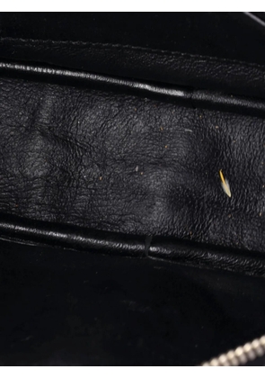 Saint Laurent Pre-Owned LouLou Matelasse Chevron Leather Mini crossbody bag - Black