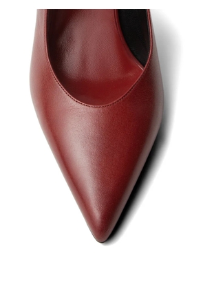 Versace Nyx leather slingbacks 80 mm - Red