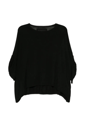 Rundholz puff-sleeve T-shirt - Black