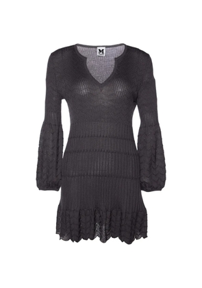 Missoni Pre-Owned patterned knit mini dress - Grey
