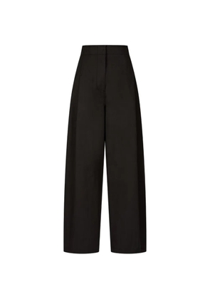 TOMBOY pleated wide-leg trousers - Black