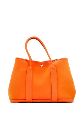 Hermès Pre-Owned Garden Party Toile and Leather 36 tote bag - Orange