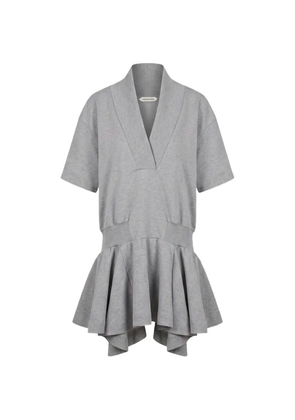 Fidan Novruzova Marta ruffled mini dress - Grey
