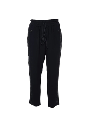 Stella McCartney Pre-Owned embellished crepe trousers - Black