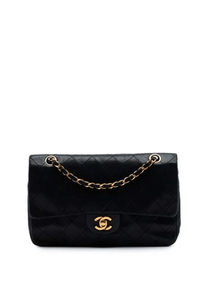 CHANEL Pre-Owned 1984-1986 Medium Classic Lambskin Double Flap shoulder bag - Black