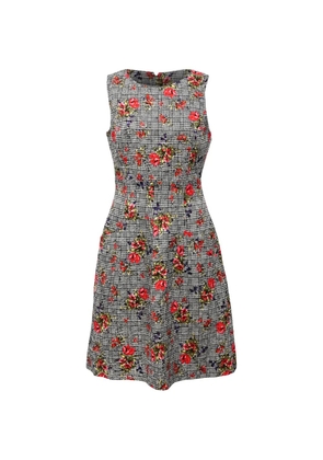 Oscar de la Renta Pre-Owned printed A-line dress - White