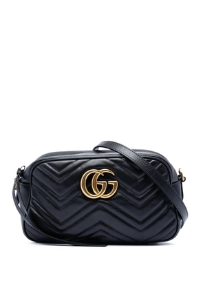 Gucci Pre-Owned 2016-2026 Small GG Marmont Matelasse Calfskin crossbody bag - Black