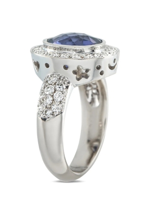 LB Exclusive iolite and diamond ring - Silver