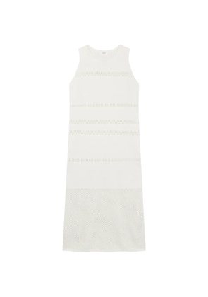 TOMBOY punch-detail sleeveless maxi dress - Neutrals