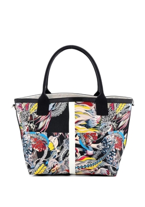 Hermès Pre-Owned Petit H So Printed Canvas tote bag - Black