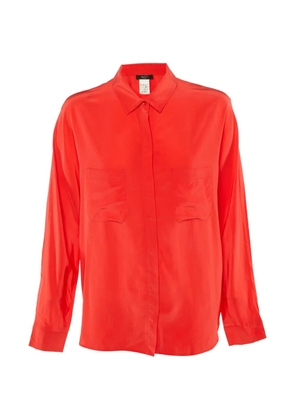 Weekend Max Mara button-front silk blouse - Red