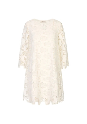 MeimeiJ lace mini dress - Neutrals