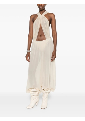 Rick Owens Miami draped bodysuit - Neutrals