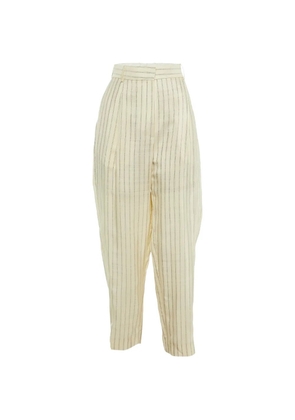 SANDRO striped tailored trousers - Neutrals