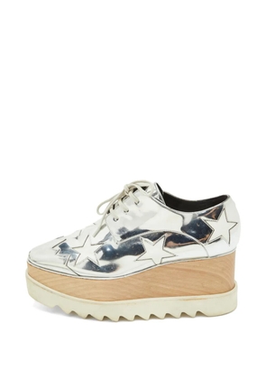 Stella McCartney Pre-Owned Elyse Star platform sneakers - Silver