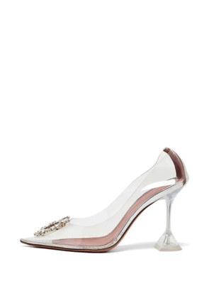 Amina Muaddi Begum crystal-embellished pumps - Silver