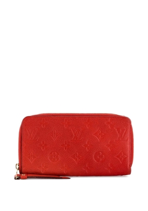 Louis Vuitton Pre-Owned Zippy Wallet Monogram Empreinte Leather small wallets - Orange