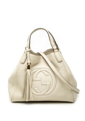 Gucci Pre-Owned 2000-2015 Small Leather Soho satchel - White