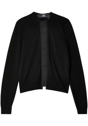 HODAKOVA round-neck wool cardigan - Black