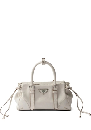 Prada Bonnie small leather bag - White