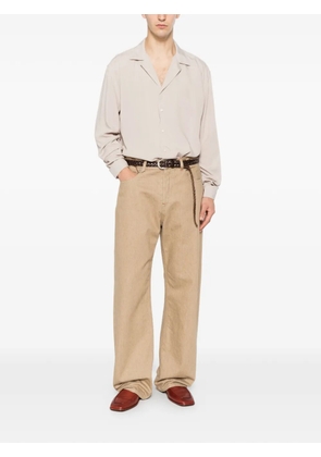 MARSEM notched-lapel long-sleeve shirt - Neutrals