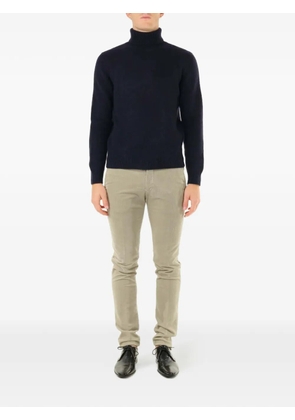 Al Duca D’Aosta 1902 ribbed-trim cashmere sweater - Blue
