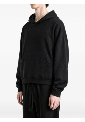 MONONOKE MADE sunflower-print hoodie - Black