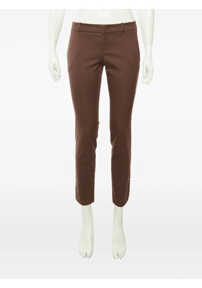 Gucci Pre-Owned tapered-leg trousers - Brown