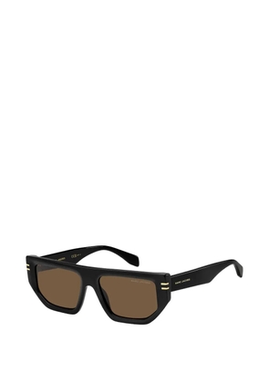 Marc Jacobs Eyewear geometric-frame sunglasses - Black