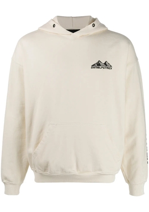 Daniel Patrick logo print hoodie - White