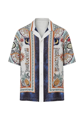 Just Cavalli graphic-print short-sleeve shirt - White