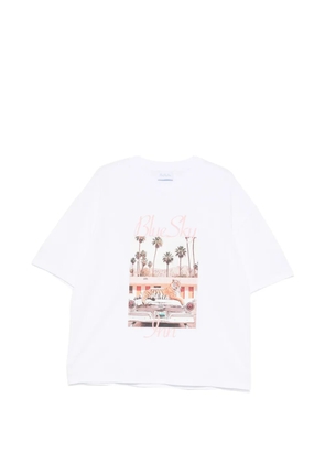BLUE SKY INN Tiger Tee T-shirt - White