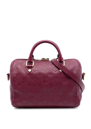 Louis Vuitton Pre-Owned 2012 Monogram Empreinte Speedy Bandouliere 25 satchel - Red