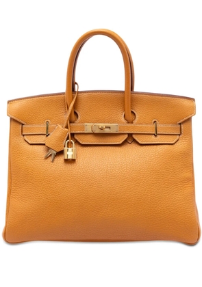 Hermès Pre-Owned 1999 Togo Birkin Retourne 35 handbag - Orange