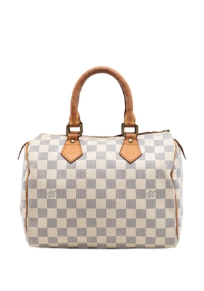 Louis Vuitton Pre-Owned 2010 Damier Azur Speedy 25 boston bag - White