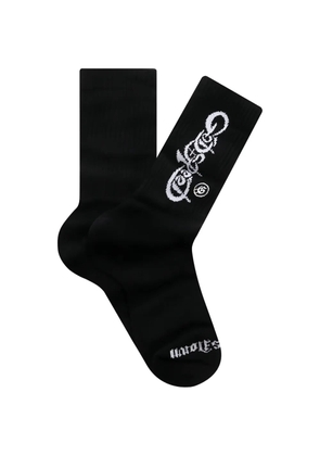 GODSPEED graphic-print socks - Black