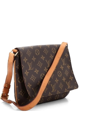 Louis Vuitton Pre-Owned Musette Tango Handbag Monogram Canvas shoulder bag - Brown