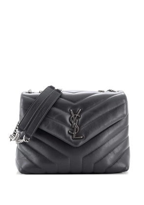 Saint Laurent Pre-Owned Loulou Matelasse Chevron Leather Small shoulder bag - Grey