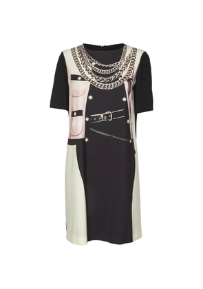 Moschino Cheap & Chic printed T-shirt mini dress - Black