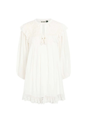 Rixo Inez cotton mini dress - White