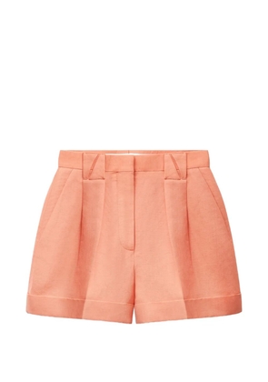 Versace wool-linen shorts - Orange