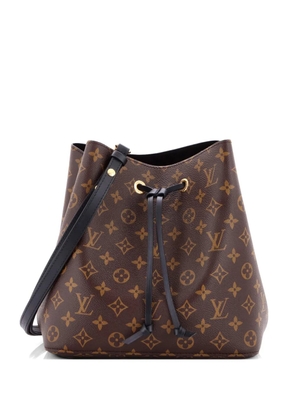 Louis Vuitton Pre-Owned NeoNoe Handbag Monogram Canvas with Leather MM bucket bag - Brown