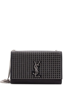 Saint Laurent Pre-Owned Classic Monogram Studded Leather Medium crossbody bag - Black