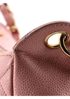 CHANEL Pre-Owned Timeless CC Chain Shoulder Bag Quilted Caviar Medium hobo bag - Pink